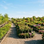 Outdoor and indoor plant selection at a New Jersey garden center