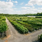 Wide variety of trees shrubs and perennials at a large Georgia nursery